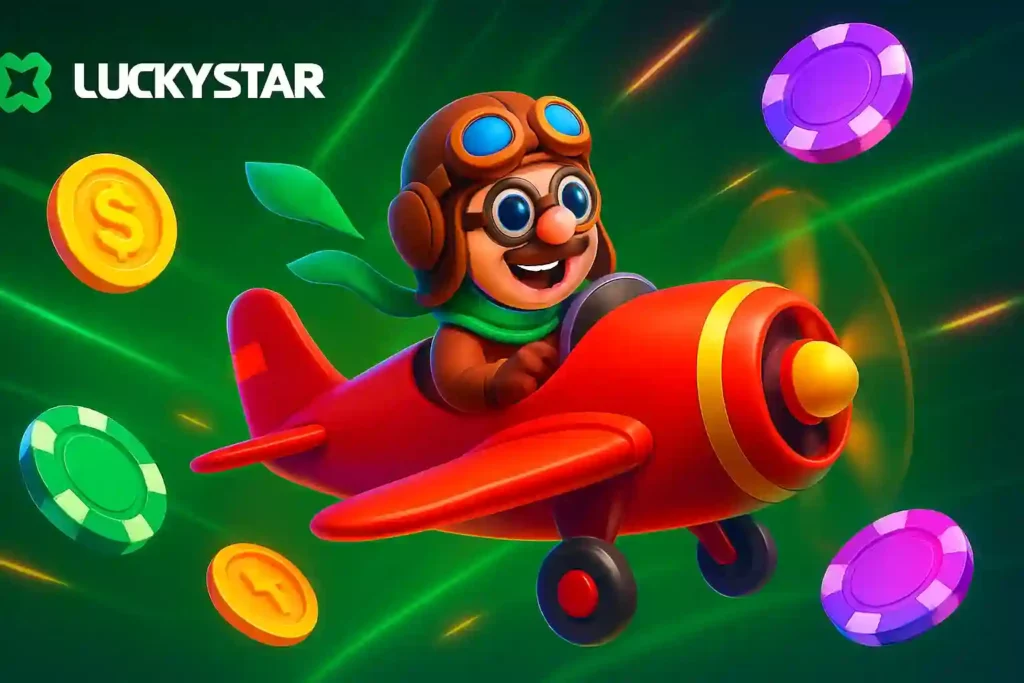বাংলাদেশি ব্যবহারকারী Lucky Star অ্যাপে Aviator গেম খেলছে, যেখানে ক্যাশআউট এবং multiplier বাড়ছে — এখনই চেষ্টা করুন
