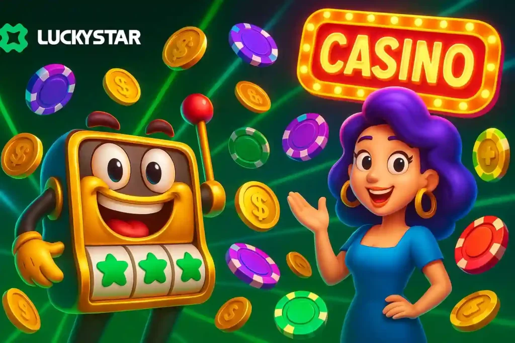 Lucky Star প্রোমোকোড ইনপুট স্ক্রিন ব্লু-থিমে — এখনই আপনার কোড লিখুন এবং অতিরিক্ত বোনাস আনলক করুন