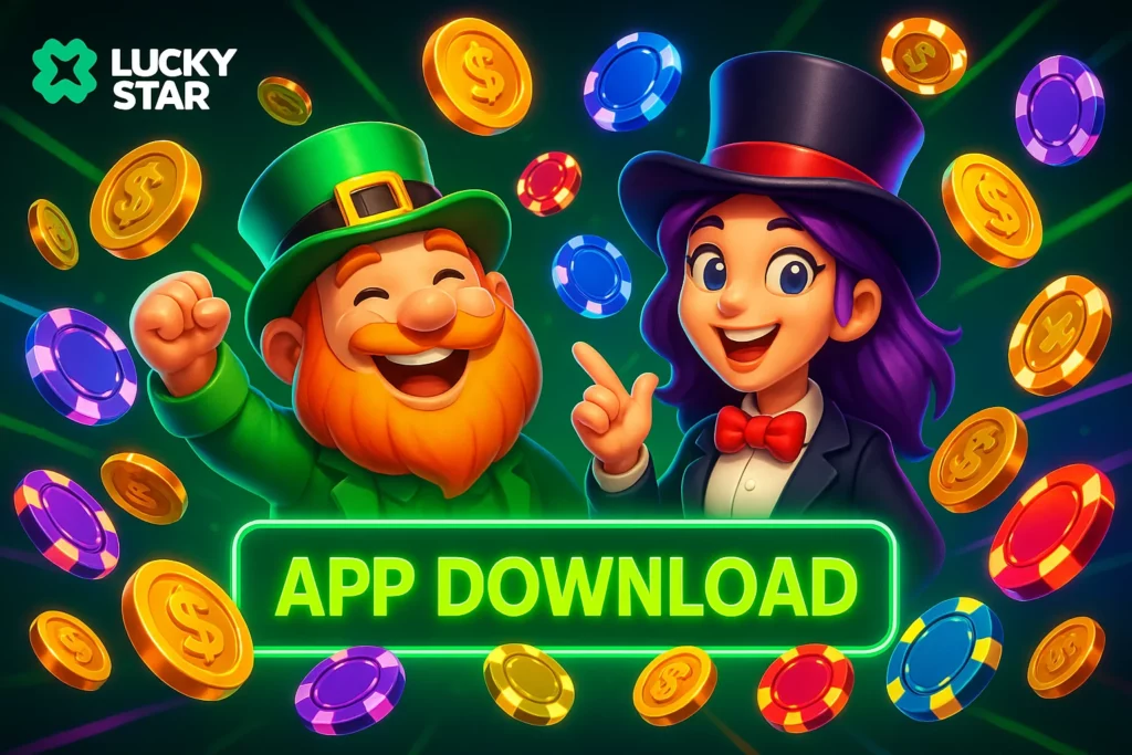 Switch to the Lucky Star App for faster gameplay, exclusive bonuses, and one-tap access