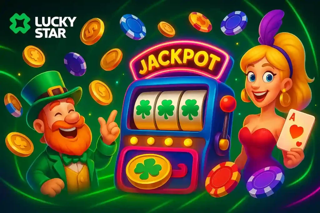 Lucky Star অ্যাপ ডাউনলোড করে মোবাইল এক্সক্লুসিভ ফ্রি স্পিন ও ক্যাশব্যাক বোনাস নিন